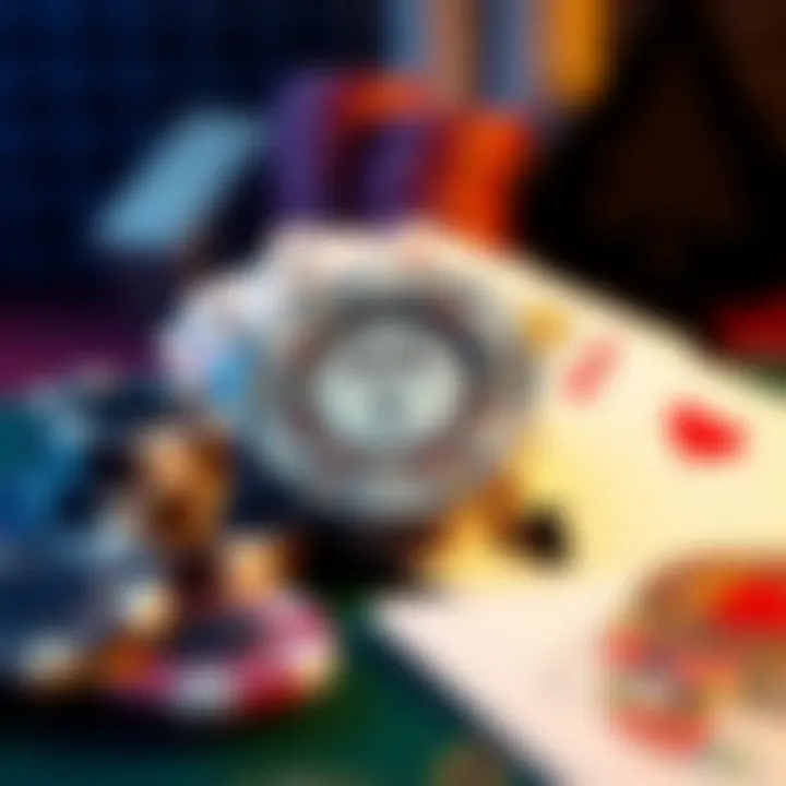 A close-up of poker chips and cards symbolizing decision-making