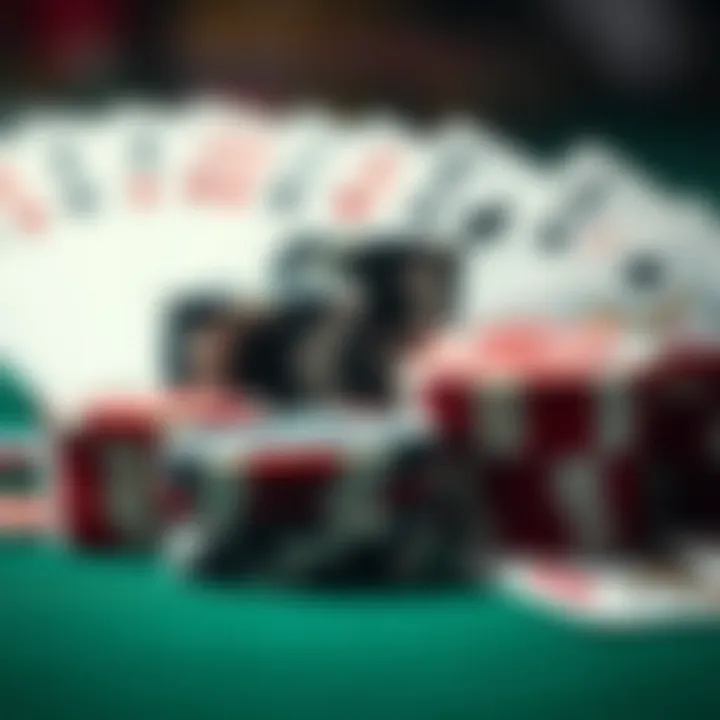 Close-Up of Poker Chips and Cards Close-up of poker chips and cards
