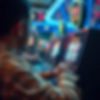 A player engaging with a video poker game on a digital device