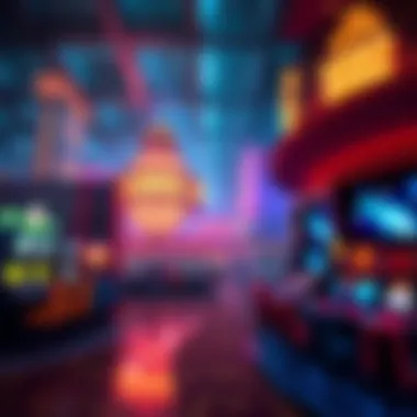 Atmospheric view of entertainment options available at the LINQ Casino