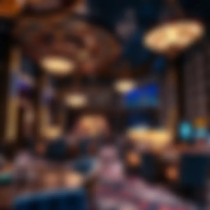 Elegant lounge area featuring opulent decor and inviting ambiance