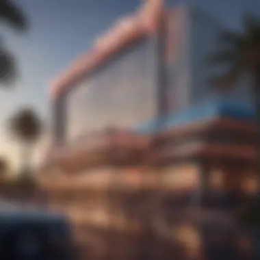 Modern Casino Architecture in Hollywood Exterior view of a casino in Hollywood, Florida, highlighting its modern architecture