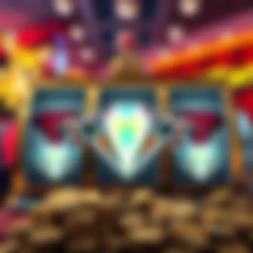 Visual representation of Triple Diamond slot mechanics