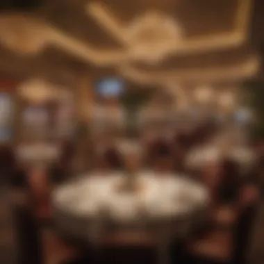 Gourmet Dining at Tropicana Casino Luxurious dining setting within Tropicana Casino