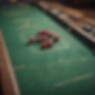 Dynamic Gameplay in Android Craps Dynamic gameplay screenshot of an Android craps game