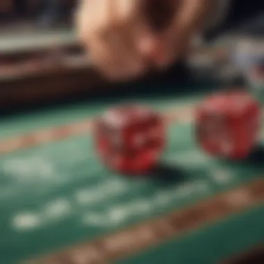 Enhancing Your Strategy in Craps Player strategy session with dice visualization