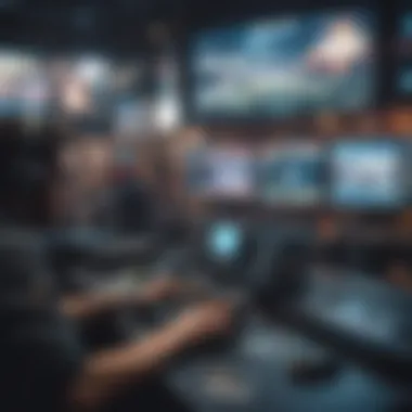 Exploring the Esports Betting Landscape A dynamic esports betting interface showcasing various game options