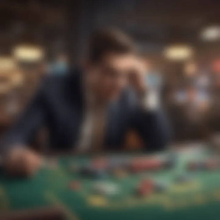 Visual representation of odds calculation