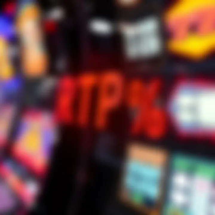 Close-up of return-to-player percentage on a slot machine
