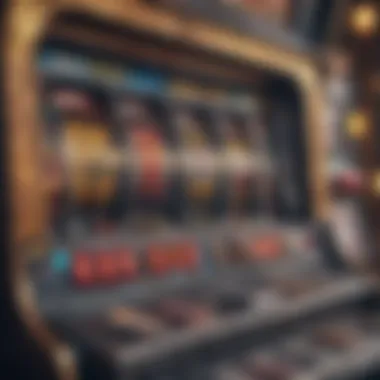 Exploring No Deposit Slot Machine Interfaces A vibrant slot machine interface showcasing no deposit options