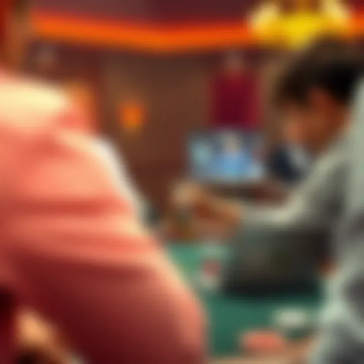 Strategic Betting in Zynga Poker Strategic betting scenario in Zynga Poker