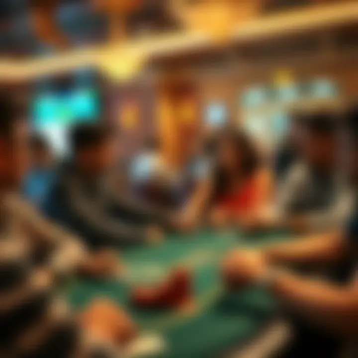 Community Engagement in Zynga Poker Community interaction during a Zynga Poker game