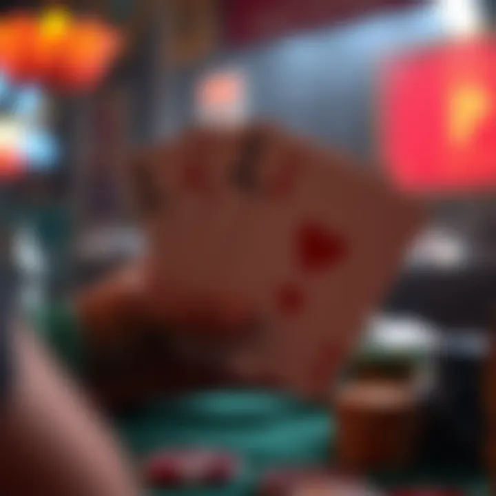 Visual representation of various poker combinations