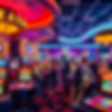 The Casino Atmosphere A vibrant casino floor bustling with activity
