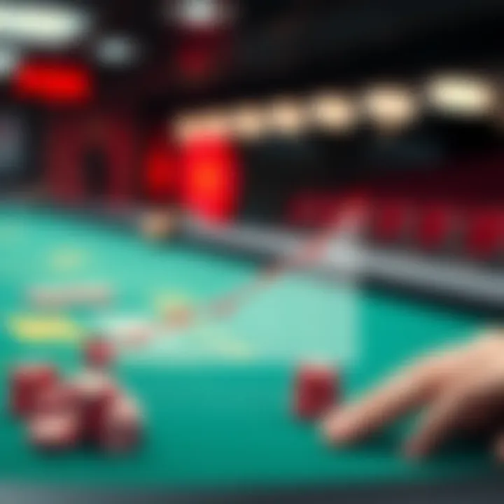 Graph depicting betting outcomes