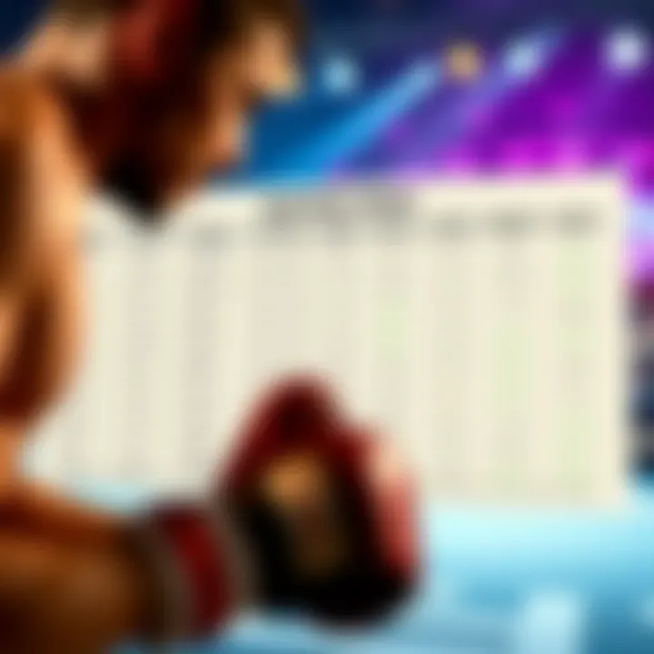 Boxing odds comparison chart