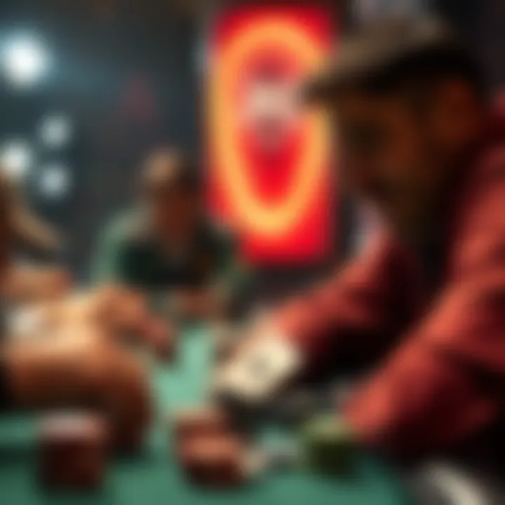 Visual representation of poker strategies based on odds