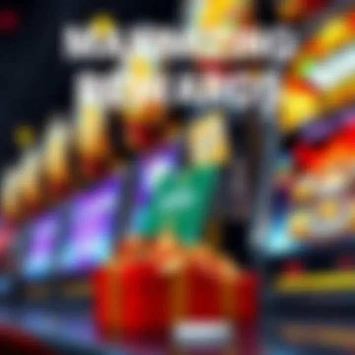 Visual representation of strategies for maximizing slot game rewards