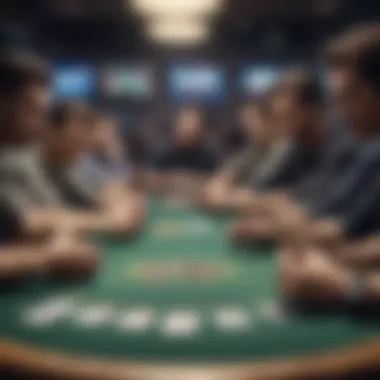 Concentration at the Final Table: The Heart of Competition An intense player focused on the game at the final table