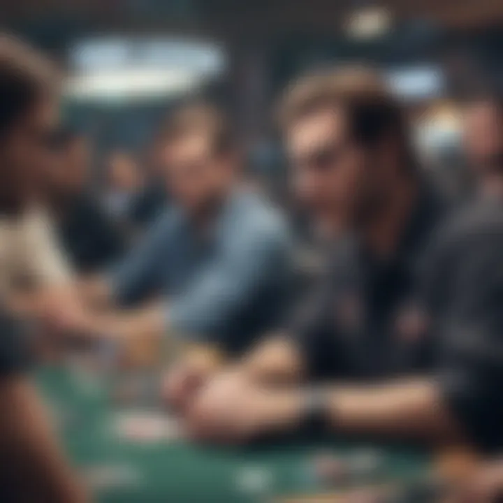 Real-time updates on poker events