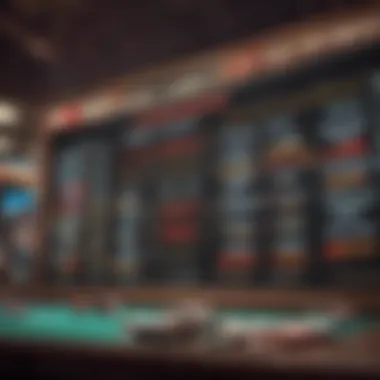 Dynamic Scoreboard of WSOP Rankings Dynamic scoreboard showcasing player rankings