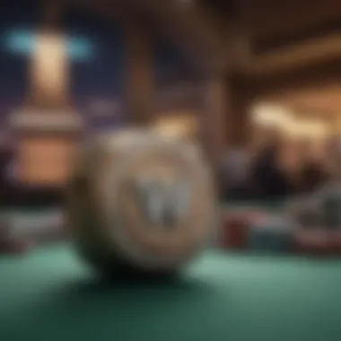 A Showcase of Prestigious WSOP Rings Diverse collection of WSOP rings displayed in an elegant setting